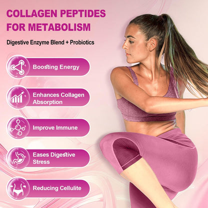 ZHPHK Multi-Kollagen-Peptide für Frauen 2000mg Hydrolysierte Kollagenpeptide Kapseln mit Typ I II III V X, Hyaluronsäure und Vitamin C für bessere Aufnahme – Unterstützt Haut, Haare, Nägel | 120 Kapseln