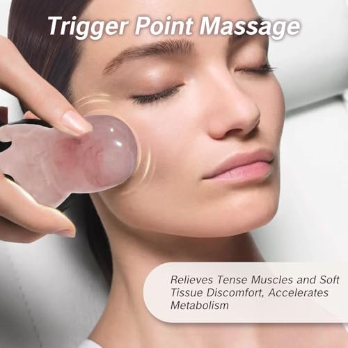 NIIIYTYB 2er Set Kopfmassagegeräte - Kopfhautmassagegerät & Schaber für Tiefenentspannung - Akupressur Massagegerät - Rosa