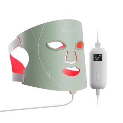Nanoleaf FDA-zugelassene LED-Lichttherapie-Gesichtsmaske mit 7 Behandlungsmodi – Professionelles Rot- und Blaulicht mit NIR-Gesichtsgerät gegen Hautalterung – 432 LEDs, wiederaufladbar