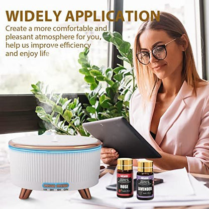 NESCCI Essential Oil Set – 36 x 5 ml Ätherische Öle für Diffuser, Seife, Kerzen, Badebomben – Geschenkset Weihnachten Halloween