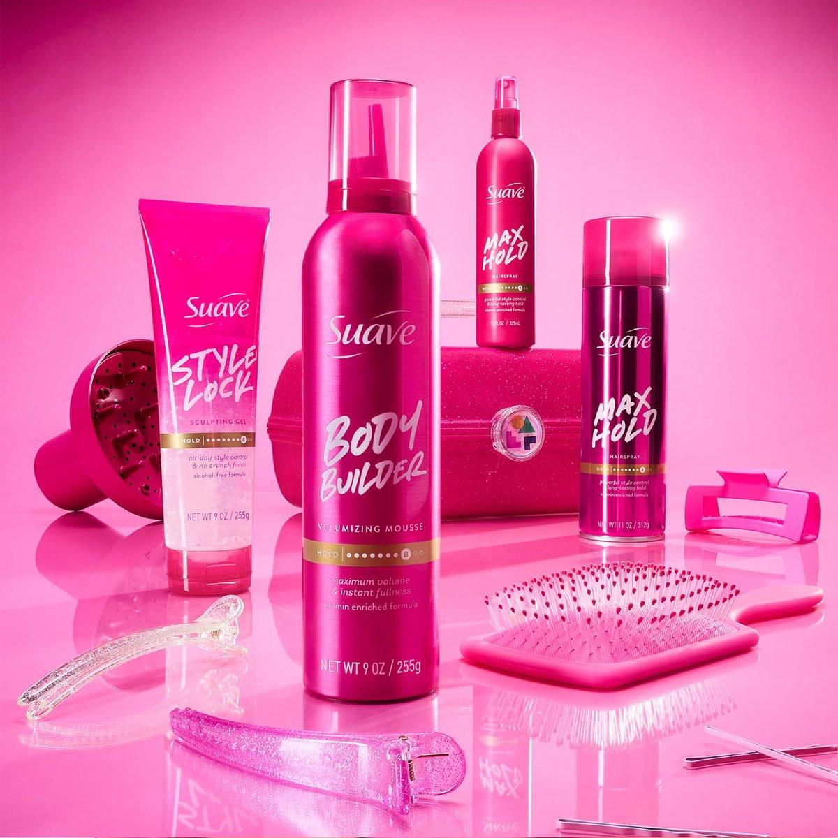 Suave Haarspray Max Hold Sortiment 4er-Pack – Duftend + Ungeduftet, 11 Oz pro Flasche