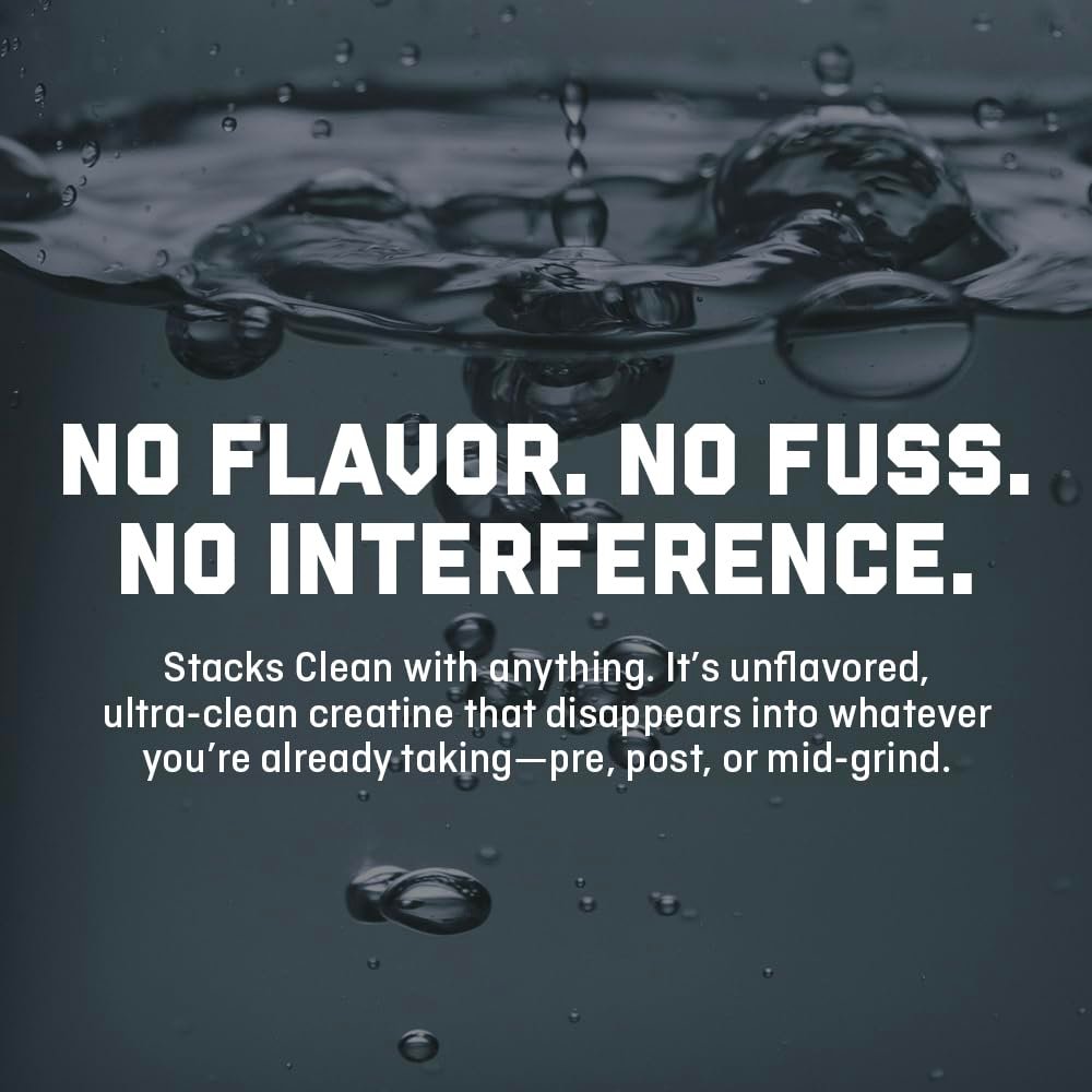 Jocko Fuel Creatin-Monohydrat Stick-Packs – Reines mikronisiertes Pulver für unterwegs, 150 g, 30 Portionen, geschmacksneutral