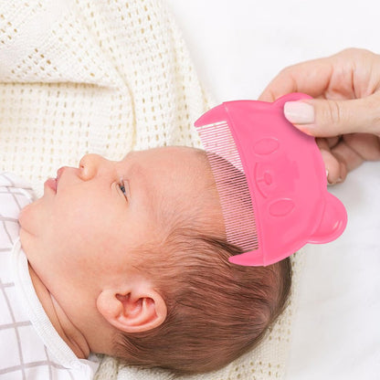 Toyvian 2er-Pack Babyhaarbürsten: Plüschige Bärenkamm für sanfte Kopfhautpflege bei Neugeborenen