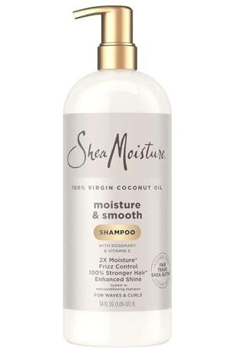 Shea Moisture 100% Virgin Kokosnussöl Feuchtigkeit & Glanz Shampoo, 34 Fl Oz