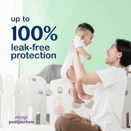 Always Discreet Postpartum Höschenwindeln für Damen, Maximale Saugfähigkeit, Größe XL/XXL, Bis zu 100% auslaufsicherer Blasenschutz, 14 Stück