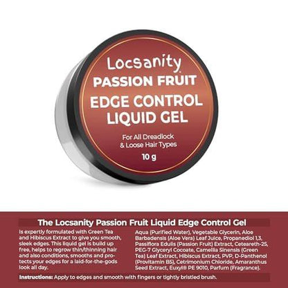 Locsanity Natural & Organic Loose Natural Sample Travel Kit – 2-in-1 Shampoo/Conditioner, Tiefenfeuchtigkeitspflege, Haaröl, Leave-in Conditioner & Glättungsgel