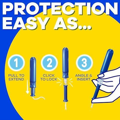 Tampax Compact Pearl Tampons für Frauen Multipack, mit LeakGuard Geflecht & ausziehbarer Applikator, Regular/Super Saugfähigkeit, kompakter ausziehbarer Applikator, ohne Duft, 45 Stück