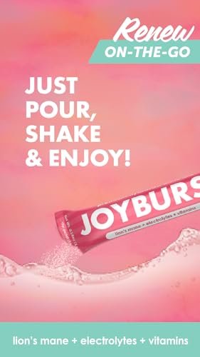 Joyburst Zuckerfreie Elektrolyte Pulverbeutel, Instant Hydration Drink Mix Sticks, Sortenpackung (10 Wassermelone, 10 Erdbeer-Limonade), zur Rehydrierung unterwegs, Bio, natürlich, keto-freundlich