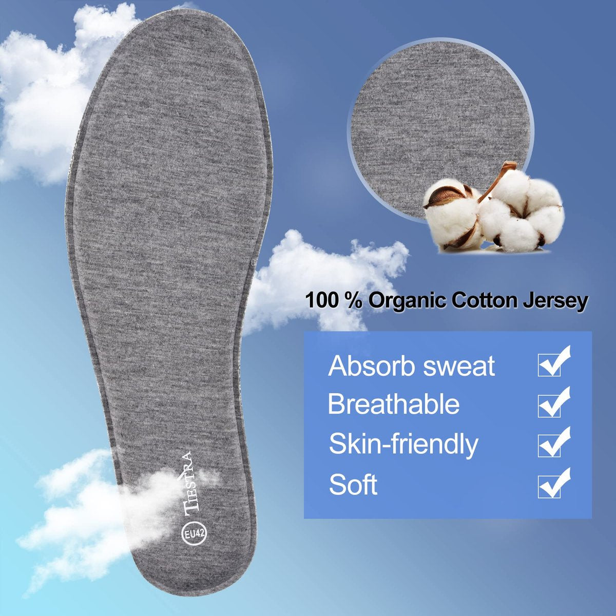 2 Paar Memory Foam Einlegesohlen für Herren – Komfortable, stoßdämpfende Ersatzsohlen für Arbeitsstiefel, Laufschuhe – Fußschmerzlinderung – Atmungsaktive Innensohlen – EU 47/US 14