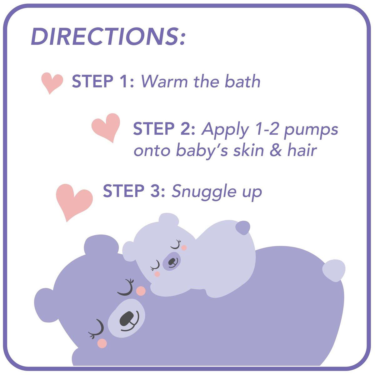 Jergens Baby Calming Head to Toe Foaming Wash – Sanfte Reinigung für Babys Haut und Haare, 532 ml