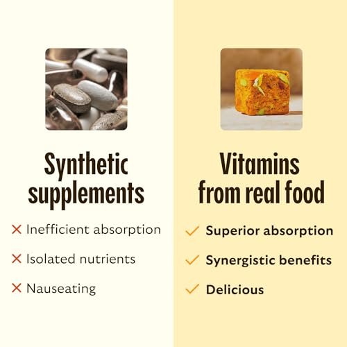 GEM Daily Bite für Frauen und Männer – 20+ Vitamine, Mineralien & Superfoods wie Zink, Vitamin D, B-Komplex, K, Kurkuma, Ballaststoffe & Präbiotika, Beta-Glucan GLP-1 Unterstützung & Immunität (Zitrone-Ingwer, 7 Stück)