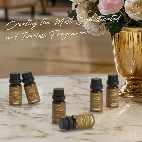 ARVIDSSON Hotel Diffuser Oils Geschenkset – Luxuriöse Duftöle für Aromadiffuser, inspiriert von 5-Sterne-Hotel-Düften, Geschenk für Frauen und Männer