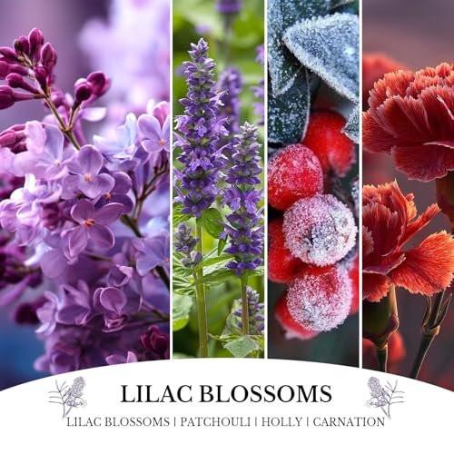 Fliederblüten Duftkerzen, Sojakerzen für Zuhause, 7oz 50 Stunden Brenndauer, Aromatherapie-Geschenke für Frauen, Lilac Blossom