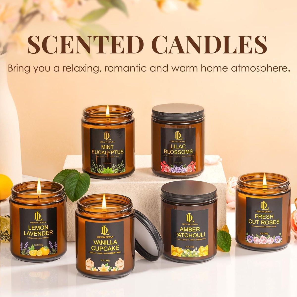 Mint Eucalyptus Kerzen, Minze Eukalyptus Duftkerze, Muttertag Kerzen Geschenk für Frauen, Sojakerzen für Zuhause, 7oz 50 Stunden Brenndauer