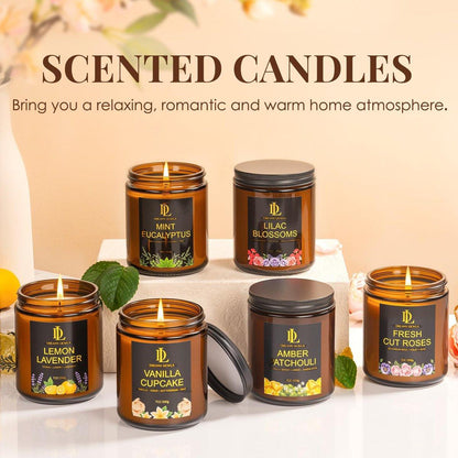 Mint Eucalyptus Kerzen, Minze Eukalyptus Duftkerze, Muttertag Kerzen Geschenk für Frauen, Sojakerzen für Zuhause, 7oz 50 Stunden Brenndauer
