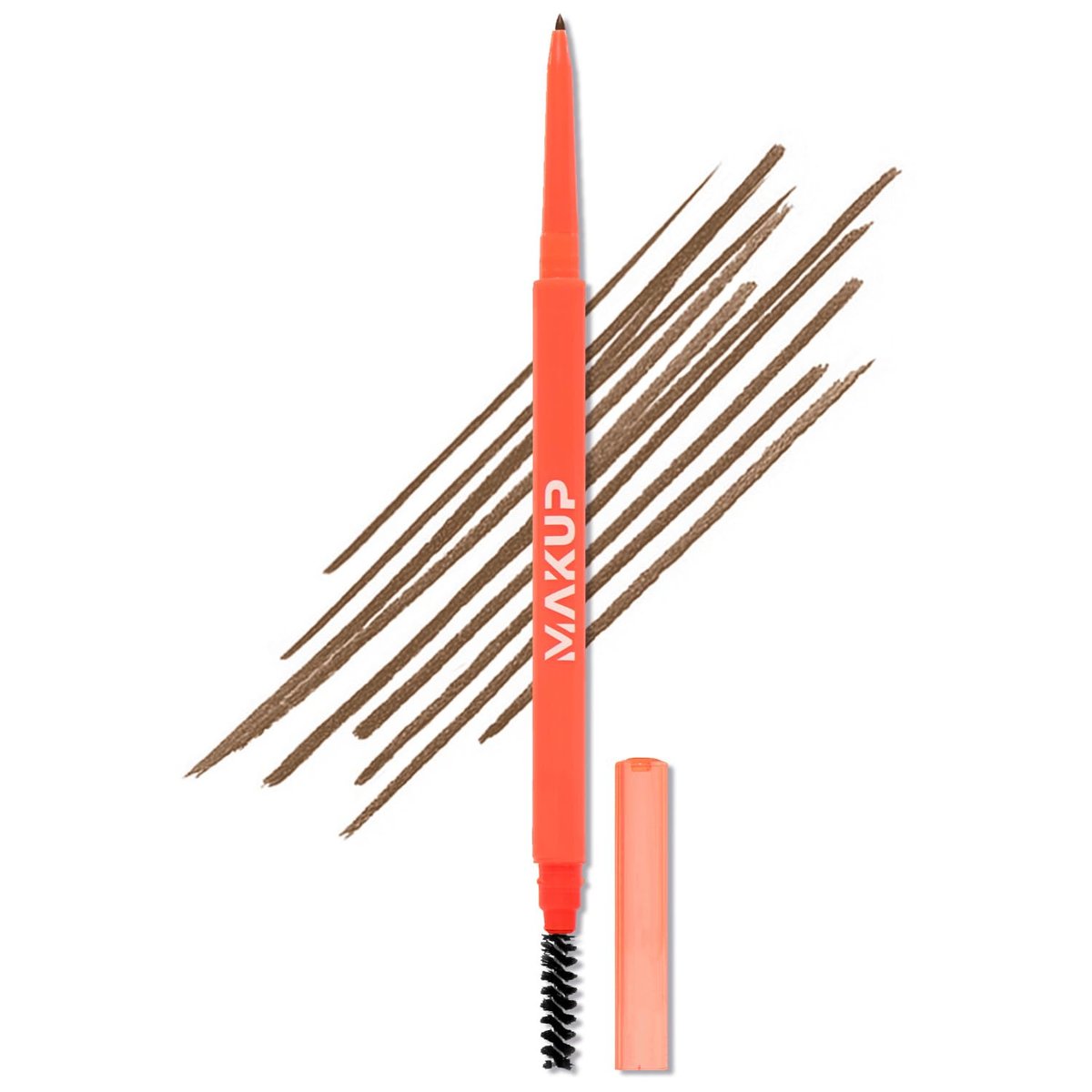 Makup Beauty Skinny Brow - Ultra Dünner Augenbrauenstift, wasserfest, präziser Mikro-Augenbrauenstift für haarähnliche Striche, volle, natürliche Brauen (Warm Taupe)