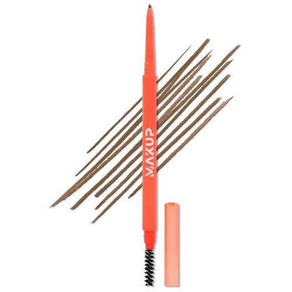 Makup Beauty Skinny Brow - Ultra Dünner Augenbrauenstift, wasserfest, präziser Mikro-Augenbrauenstift für haarähnliche Striche, volle, natürliche Brauen (Warm Taupe)
