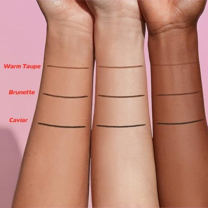 Makup Beauty Skinny Brow - Ultra Dünner Augenbrauenstift, wasserfest, präziser Mikro-Augenbrauenstift für haarähnliche Striche, volle, natürliche Brauen (Warm Taupe)
