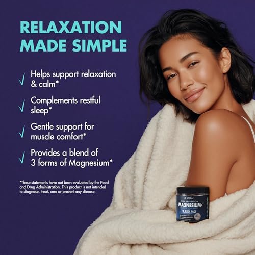 Secret Element Magnesium Glycinat 2150 mg Gummis für Frauen und Männer – Hochdosiertes Magnesium mit Glycinat, Citrat und Malat – Zuckerfrei, Vegan, 60 Orangen-Gummis für besseren Schlaf und Entspannung
