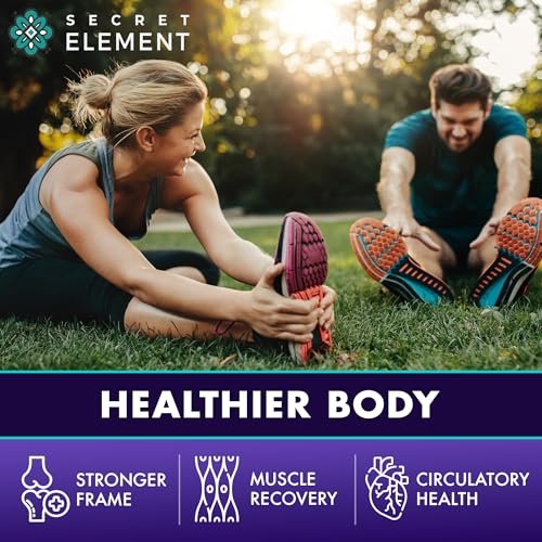 Secret Element Magnesium Glycinat 2150 mg Gummis für Frauen und Männer – Hochdosiertes Magnesium mit Glycinat, Citrat und Malat – Zuckerfrei, Vegan, 60 Orangen-Gummis für besseren Schlaf und Entspannung