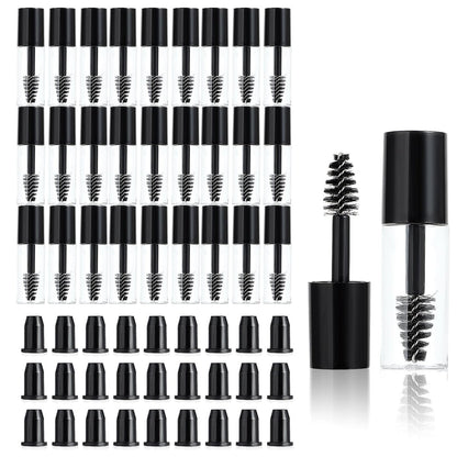 27-teiliges Set leere Mascara-Tuben mit Wimpernbürste, 3 ml, Mini-Wimperncreme-Behälter für zu Hause und Reisen