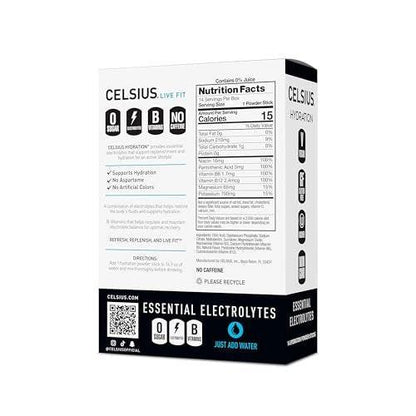 CELSIUS Hydration™ Blue Razz, Zuckerfreies Elektrolyt-Getränkepulver (14er-Pack)