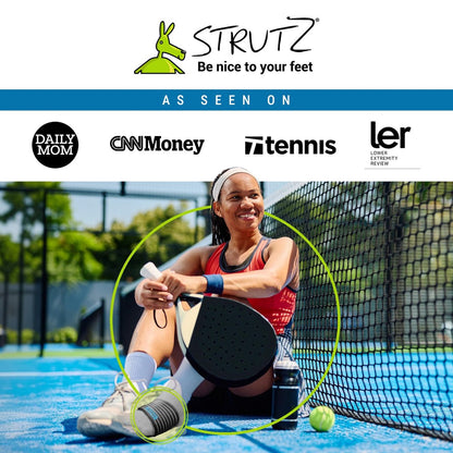 Strutz Sole Angel – Original patentierte Fußgewölbe-Stütze mit Kompressionstechnologie gegen Plantarfasziitis – Metatarsal-Fußpolster für Damen und Herren – 1 Packung
