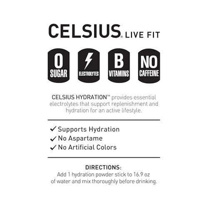 CELSIUS Hydration™ Zitrone Limette, Zuckerfreies Elektrolyt-Getränkepulver (14er-Pack)