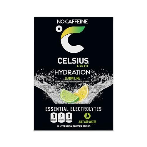 CELSIUS Hydration™ Fruit Punch, Zuckerfreies Elektrolyt-Hydrationsgetränkepulver (14er-Pack)