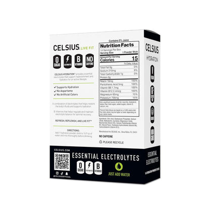CELSIUS Hydration™ Zitrone Limette, Zuckerfreies Elektrolyt-Getränkepulver (14er-Pack)
