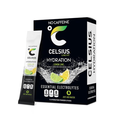 CELSIUS Hydration™ Zitrone Limette, Zuckerfreies Elektrolyt-Getränkepulver (14er-Pack)