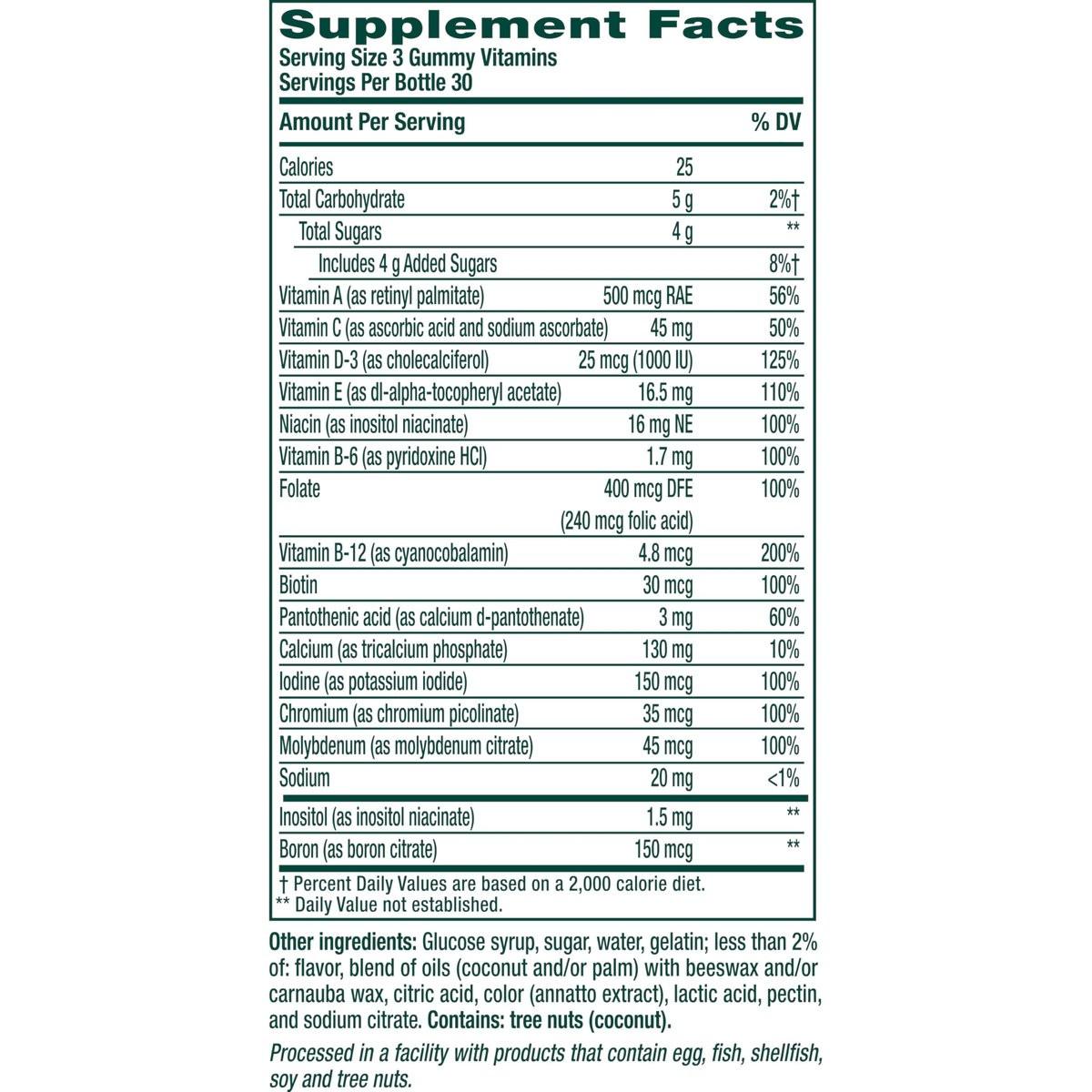 Vitafusion Power+ Multivites – 90 Gummis, Multivitamin für Erwachsene, tägliche Nahrungsergänzung