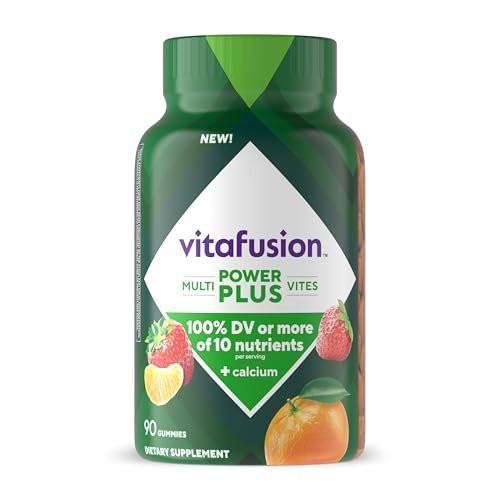 Vitafusion Power+ Multivites – 90 Gummis, Multivitamin für Erwachsene, tägliche Nahrungsergänzung