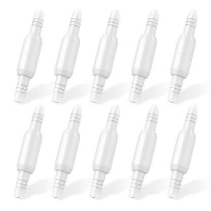 Hecatelly Sauerstoffschlauch-Drehverbinder – 10er-Pack, auslaufsicher, 360° drehbar, verhindert Verwicklungen