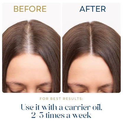 Herbsindia Rosmarinöl für Haare - Riesige 100 ml - 100% rein - Premiumqualität mit Glaspipette, unverdünnt, nicht gentechnisch verändert