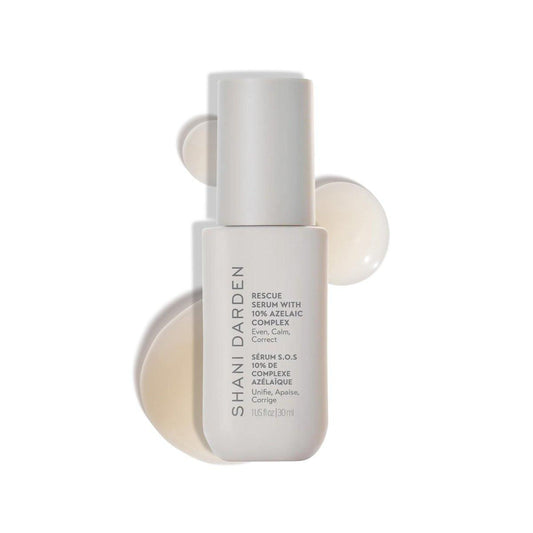 Shani Darden Rescue Serum mit 10 % Azelainsäure-Komplex – Leichtes, feuchtigkeitsspendendes Serum für Rötungen und Akne, nicht komedogen, vegan, 30 ml