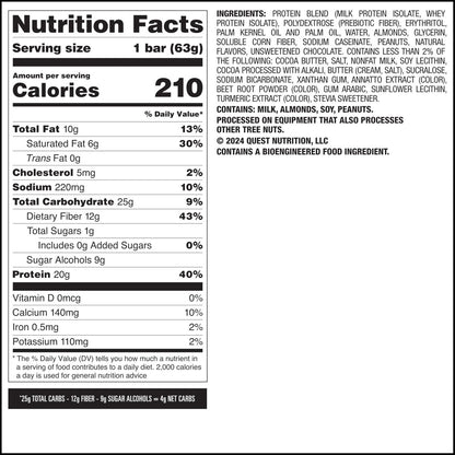Quest Nutrition Overload Protein Riegel Sundae Funday – 20g Protein, 1g Zucker, 4g Netto-Kohlenhydrate, glutenfrei, 12er-Pack