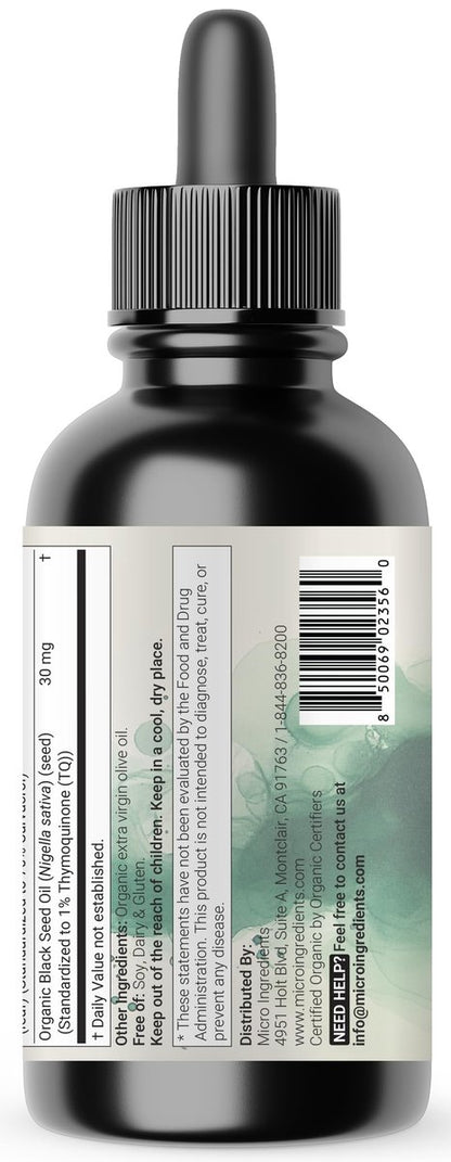 Bio Oregano Öl mit Schwarzkümmelöl, 118 ml | 2-in-1 Pipette | Hochwirksame flüssige Tropfen mit Carvacrol & Thymoquinon | Natürliches pflanzliches Nahrungsergänzungsmittel | Vegan, pflanzlich, ohne Gentechnik
