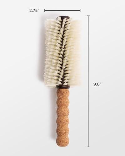 The Big Papi Long Barrel Boar/Nylon Bürste – Beige, Nylon, 3,4 Unzen