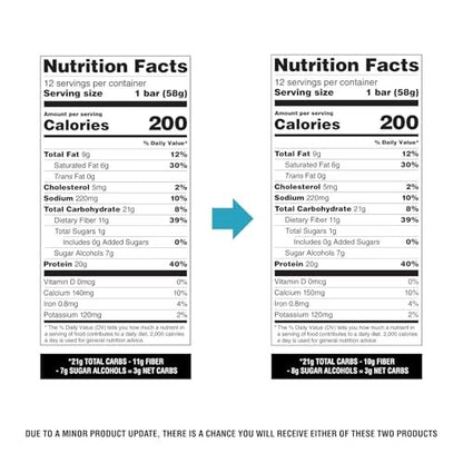 Quest Nutrition Overload Protein Riegel, Cookie Commotion, 20g Protein, 1g Zucker, 3g Netto-Kohlenhydrate, Glutenfrei, 12er Pack
