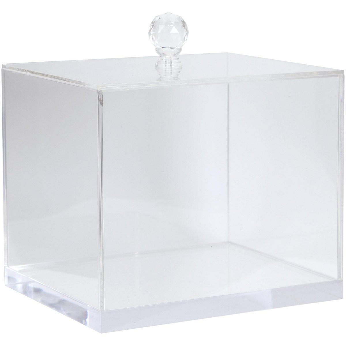 ForPro Premium Pure & Simple XL Facial Towel Acryl-Halter – für 50 XL Abschminktücher, Make-up-Entferner-Spender, transparent