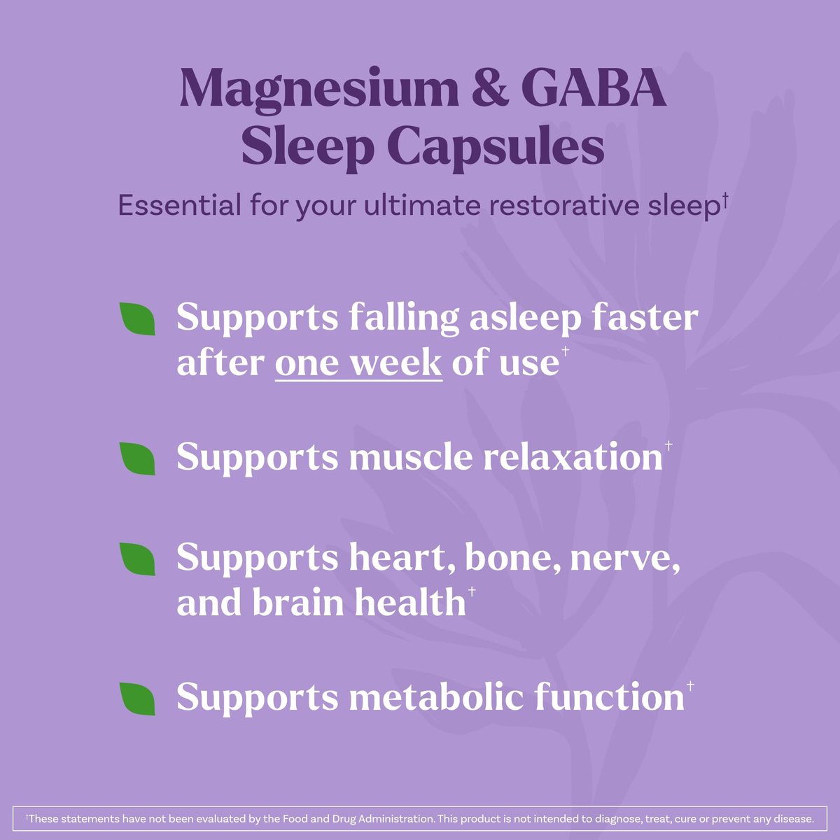 Natrol Sleep & Restore Kapseln mit Magnesiumglycinat 100 mg, GABA – Für erholsamen Schlaf, Melatoninfrei, 30-Tage-Vorrat