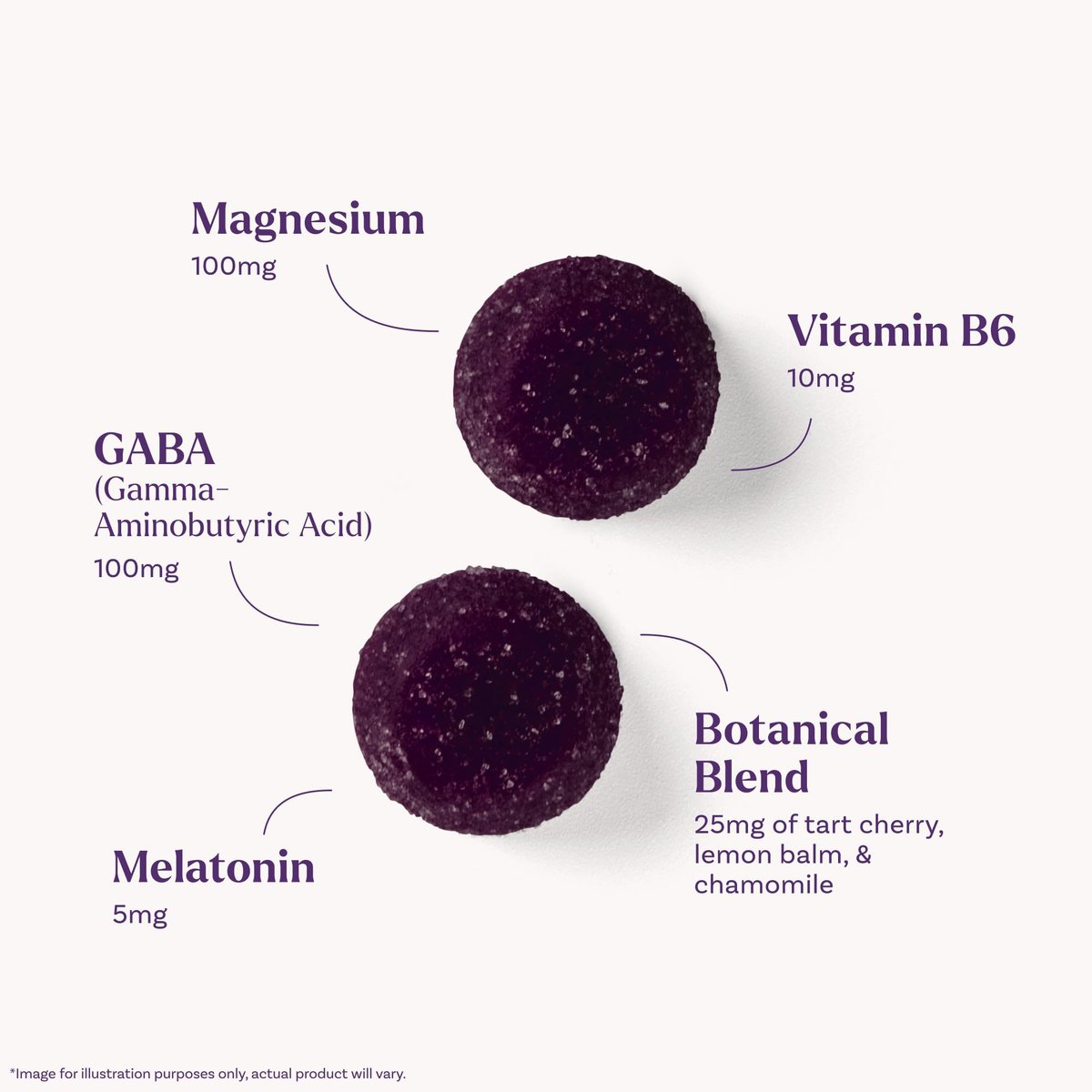 Natrol Sleep + Restore Magnesium Glycinat Gummis mit Melatonin 5mg – Ruhiger Schlaf mit Magnesium, GABA, botanischer Mischung, Kirsche, 60 Stück