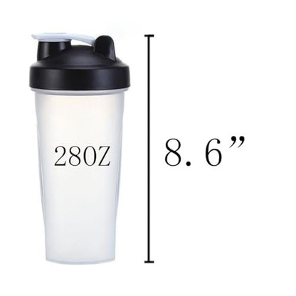 otylzto 2er-Pack 28 oz Shaker-Flaschen für Proteinshakes mit Edelstahl-Schneeball, Shaker-Becher, Proteinflasche, Proteinshake-Flaschen