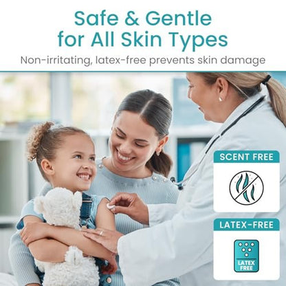 Vivecare Skin Prep Wipes (50 Stück) – Sterile Schutzbarriere & Alkoholtücher für Klebstoff – Medizinische Hautvorbereitungspads zur Erzeugung einer Schutzschicht zwischen Haut und Befestigung – für Stoma, IV und Klebstoff