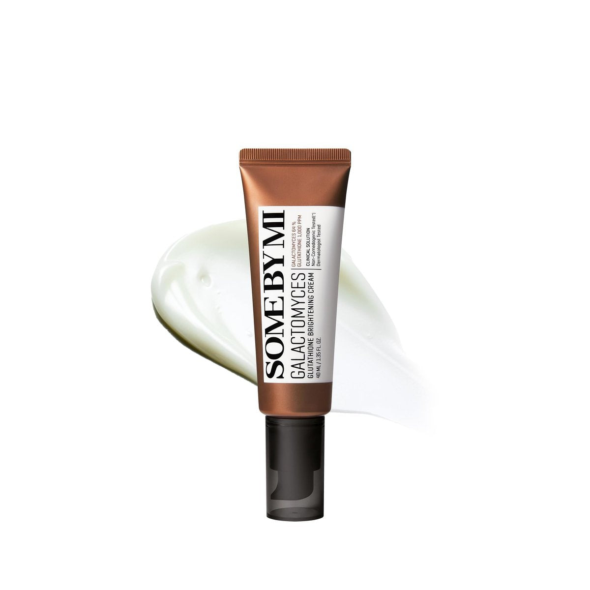 SOME BY MI Galactomyces Glutathione Brightening Cream – 40 ml Feuchtigkeitscreme mit Hyaluronsäure für strahlende Haut – Koreanische Hautpflege