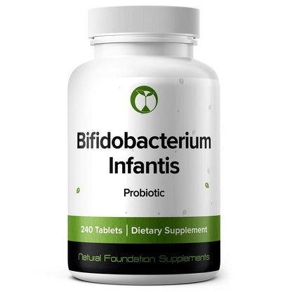 Bifidobacterium Infantis Probiotikum 240 Tabletten (4-Monats-Vorrat) – Forschungsstamm BI45 – 3 Milliarden KBE – Unterstützung der Darmbarriere & Verdauungsgesundheit – GMP-zertifiziert
