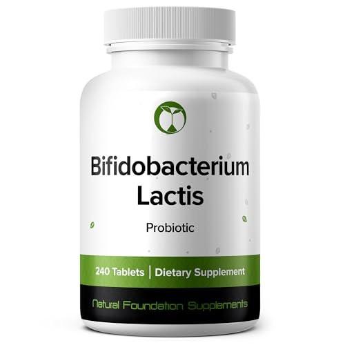 Bifidobacterium Lactis Probiotikum 240 Tabletten (4 Monate Vorrat) - 3 Milliarden KBE erforschter Stamm - Unterstützt Verdauungs- & Immunsystem - GMP-zertifiziert
