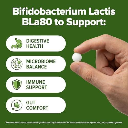 Bifidobacterium Lactis Probiotikum 240 Tabletten (4 Monate Vorrat) - 3 Milliarden KBE erforschter Stamm - Unterstützt Verdauungs- & Immunsystem - GMP-zertifiziert