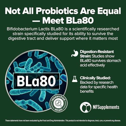Bifidobacterium Lactis Probiotikum 240 Tabletten (4 Monate Vorrat) - 3 Milliarden KBE erforschter Stamm - Unterstützt Verdauungs- & Immunsystem - GMP-zertifiziert